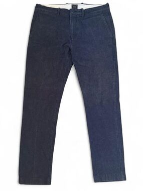 J.Crew Stretch 484 slim fit navy blue straight chino pants 100% cotton